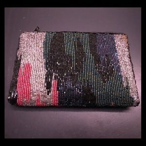 Vintage Hand-beaded Clutch